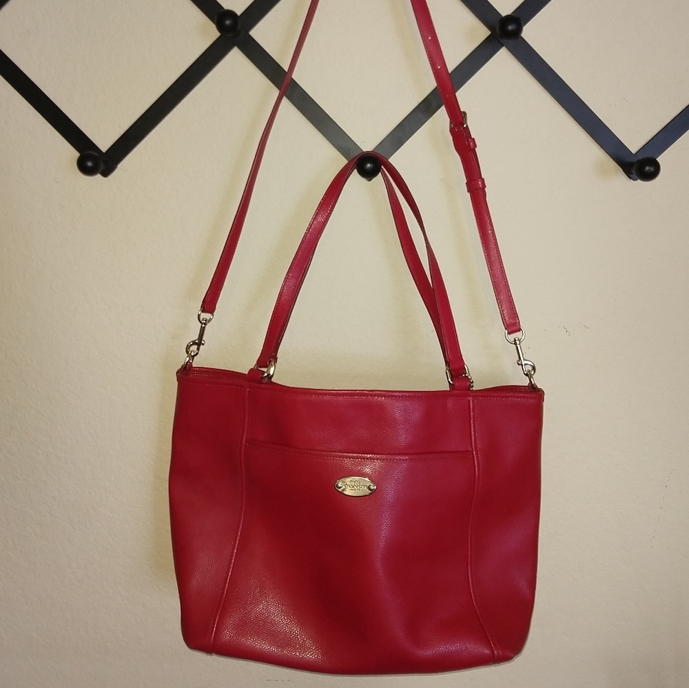 Coach leather purse
